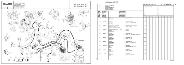 Manitou Telehandler TMT55 HT 4W T4 S2 TMT55 XT 4W T4 S2 Parts Catalog 647876 1