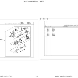 Manitou Telehandler TMT55 HT Parts Catalog 806265