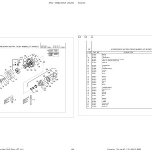 Manitou Telehandler TMT55 Parts Catalog 806265