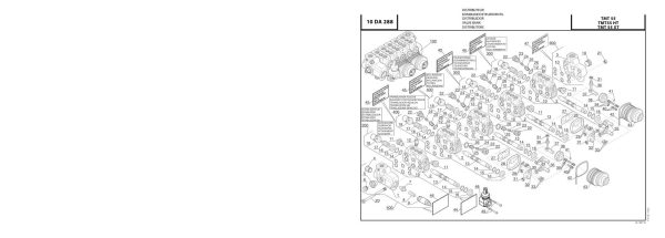 Manitou Telehandler TMT55 to TMT55 XT T3 S2 Parts Catalog CD51900011 1 1
