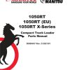 Manitou Track Loader 1050RT Parts Manual 50950437D