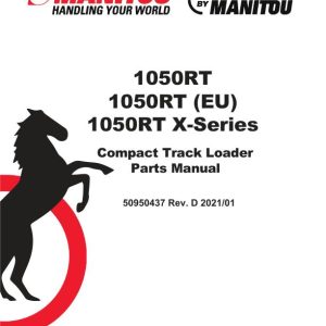 Manitou Track Loader 1050RT Parts Manual 50950437D