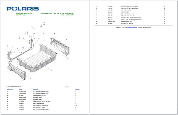 Polaris COMMERCIAL Full Models Updated 2025 Part Manual PDF 2dc6f8f174fbe7c36