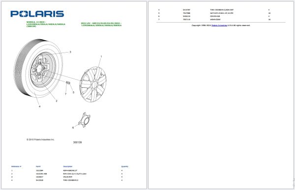 Polaris LEV Full Models Updated 2022 Part Manual PDF 3