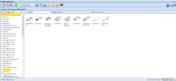 SAIC Roewe MG EPC 10.2024 Electronic Parts Catalog 3 1