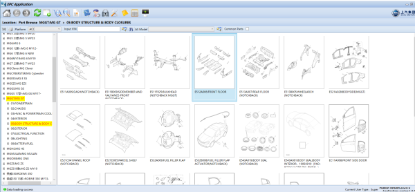 SAIC Roewe MG EPC 10.2024 Electronic Parts Catalog 4 1