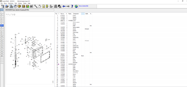Scania Multi Workshop Manual Parts List 10.2024 6