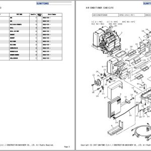 Sumitomo Excavator SH330LC 5 Spare Parts Catalog 1