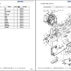 Sumitomo Excavator SH350LHD 5 Spare Parts Catalog 1
