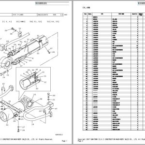 Sumitomo Excavator SH700LHD 5 Spare Parts Catalog 1