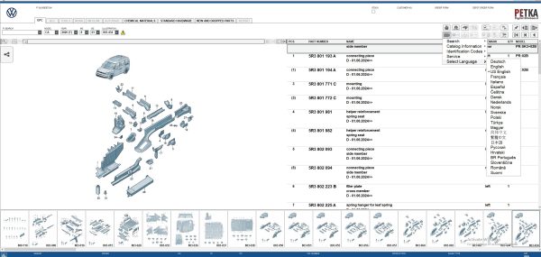 Volkswagen Cars EPC 8.3 12.2024 1581 Spare Parts Catalog 8
