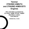 Yanmar Engine 3TNV88C KMS T4 3TNV88C KMSVS T5 Parts Manual 50950305E