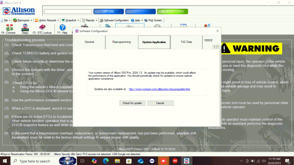 Allison DOC 2024 v1 GEN5 file 2024.11 Remote Installation 3