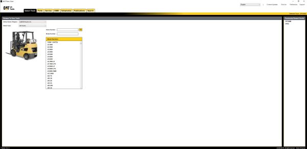 CAT Forklift MCFA NA 12.2024 EPC Workshop Manual 2
