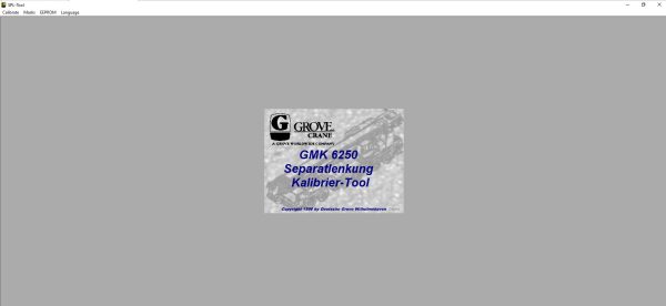 Grove Crane GMK 6250 Separatlenkung Kalibrier Tool 5