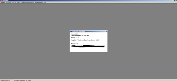 Grove Crane GMK2035 Verison 3.5.0 Standard Service Program Unlocked