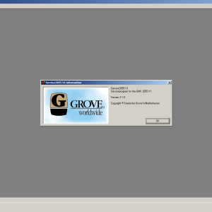 Grove Crane GMK3055 V1 Verison 3.1.0 Customer Service Program