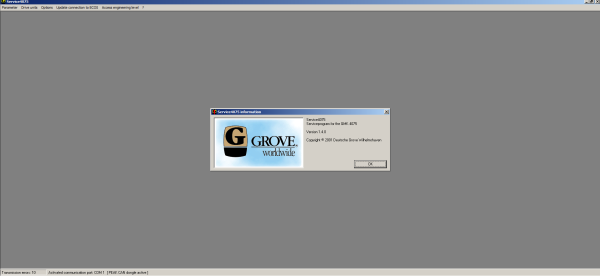Grove Crane GMK4075 Verison 1.4.0 Standard Service Program