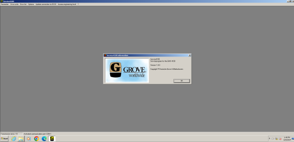 Grove Crane GMK4100 Verison 1.0.0 Standard Service Program