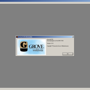 Grove Crane GMK5130 Version 2.2.0 Customer Service Program