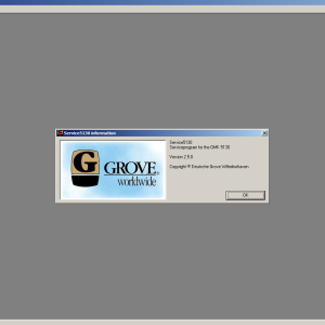 Grove Crane GMK5130 Version 2.5.0 Standard Service Program