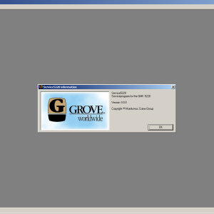 Grove Crane GMK5220 V3 Version 3.0.0 Standard Service Program