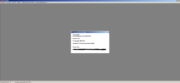 Grove Crane GMK5220 Version 4.6.0 Standard Service Program