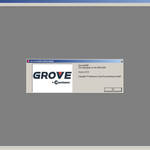 Grove Crane GMK6200 Version 2.0.0 Standard Service Program