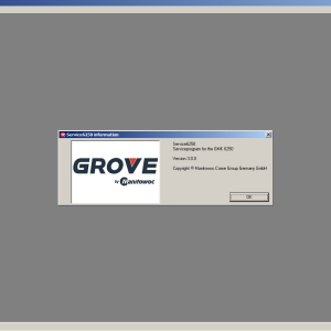 Grove Crane GMK6250 Version 3.0.0 Standard Service Program