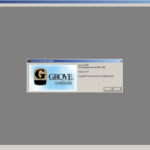 Grove Crane GMK7450 V3 Version 3.0.0 Customer Service Program