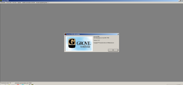 Grove Crane GMK7450 Version 3.2.0 Standard Service Program
