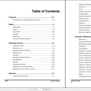 Hyundai Excavator HX17E Operation Manual