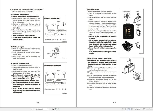 Hyundai Excavator HX55A CR Operation Manual 1