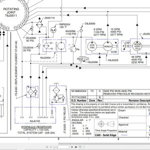 Link Belt Crane 100RT XL Electrical and Hydraulic Diagrams 1