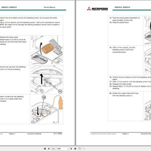 Mitsubishi Forklift MCFE 04.2024 Diagrams and Operation Service Manual 4