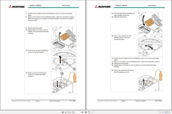 Mitsubishi Forklift MCFE 04.2024 Diagrams and Operation Service Manual 4