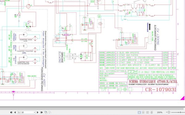 Terex Crane AC35 Hydraulic Diagram 1