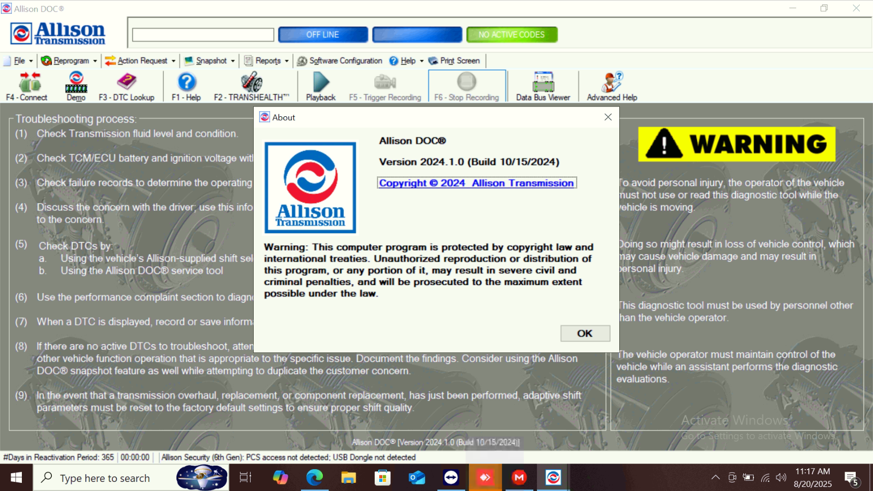 Allison DOC 2024 v1 GEN5 file 2024.11 Remote Installation 1