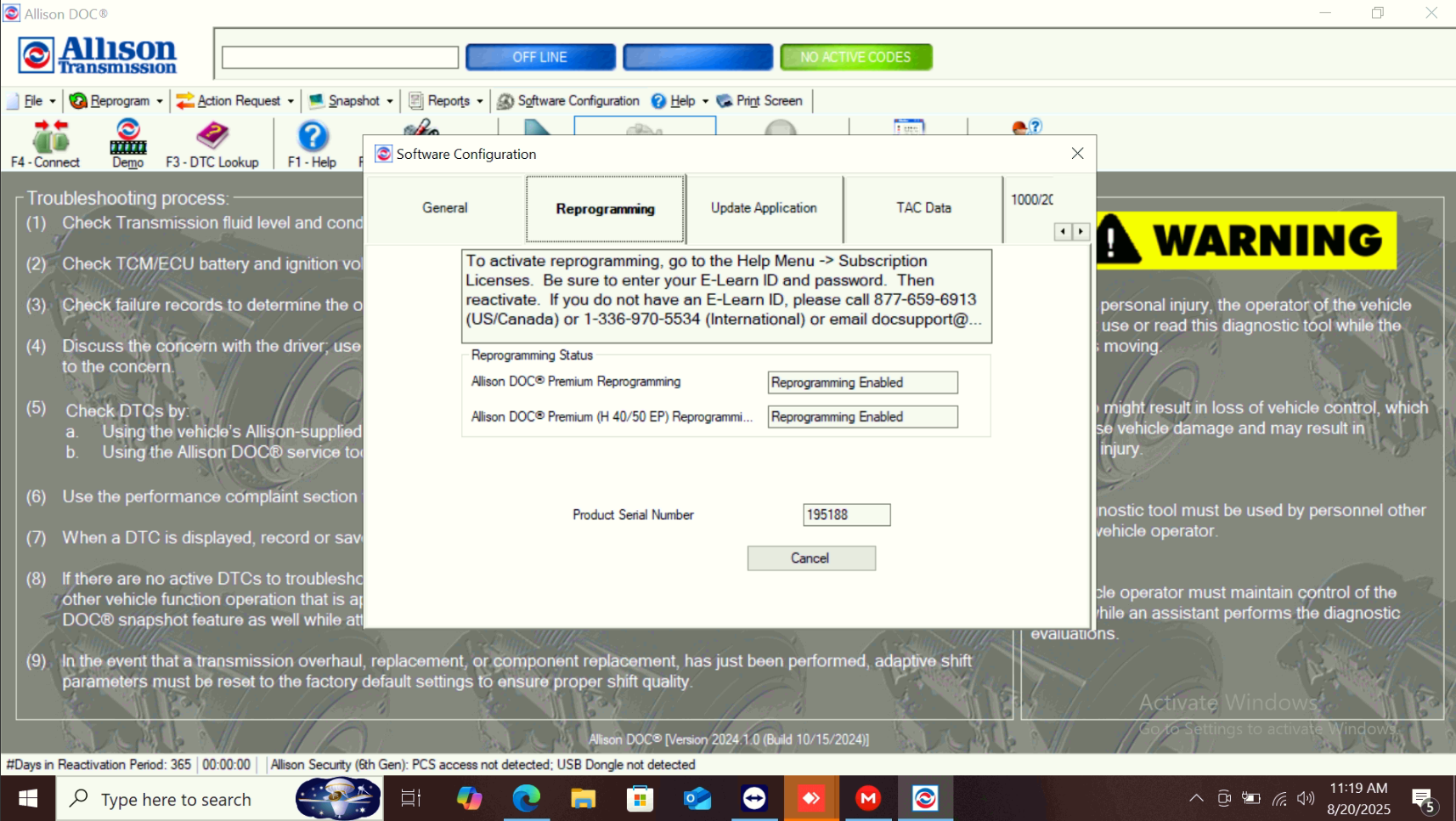 Allison DOC 2024 v1 GEN5 file 2024.11 Remote Installation 4