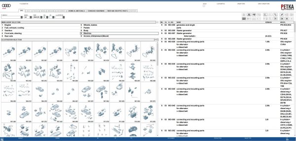 Audi EPC 8.3 01.2025 1586 Spare Parts Catalog 4
