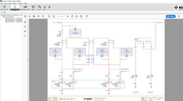 Bomag EPC 05.2023 Electronic Parts Catalog Circuit Diagrams 5