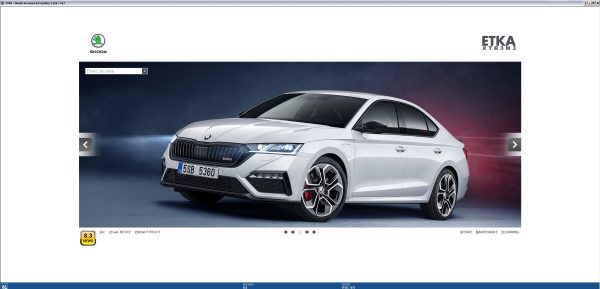 ETKA 8.3 01.2025 Spare Parts Catalog VMWare 10
