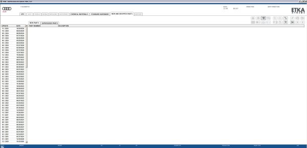ETKA 8.3 01.2025 Spare Parts Catalog VMWare 5