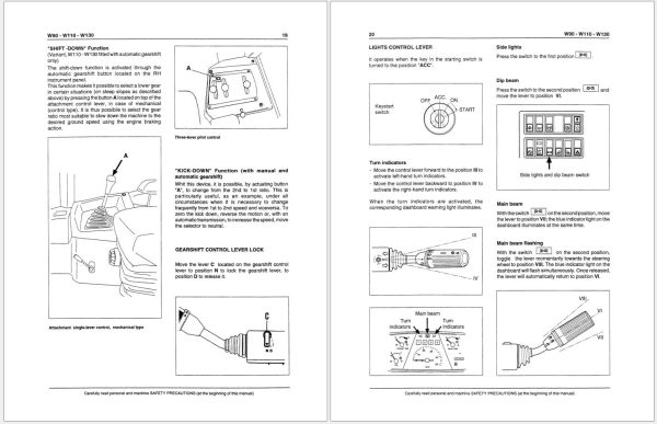 Fiat Allis Wheel Loader FW90 FW110 FW130 Operation And Maintenance Manual 60400809 2