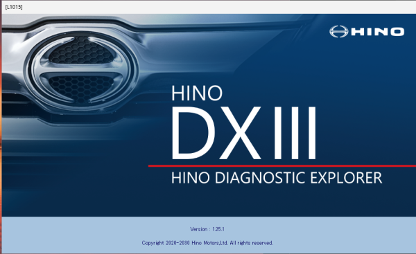Hino DX3 Ver.1.25.1 2025 Diagnostic Solution 1