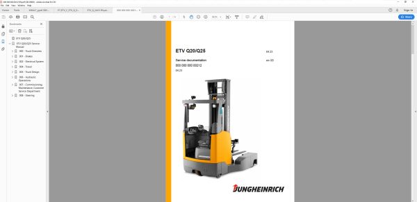 JUNGHEINRICH JETI ForkLift SH v4.37.11 EN11 12.2024 Service Information 6