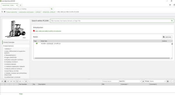 John Deere Parts ADVISOR 01.2025 Spare Parts Catalog Offline 4