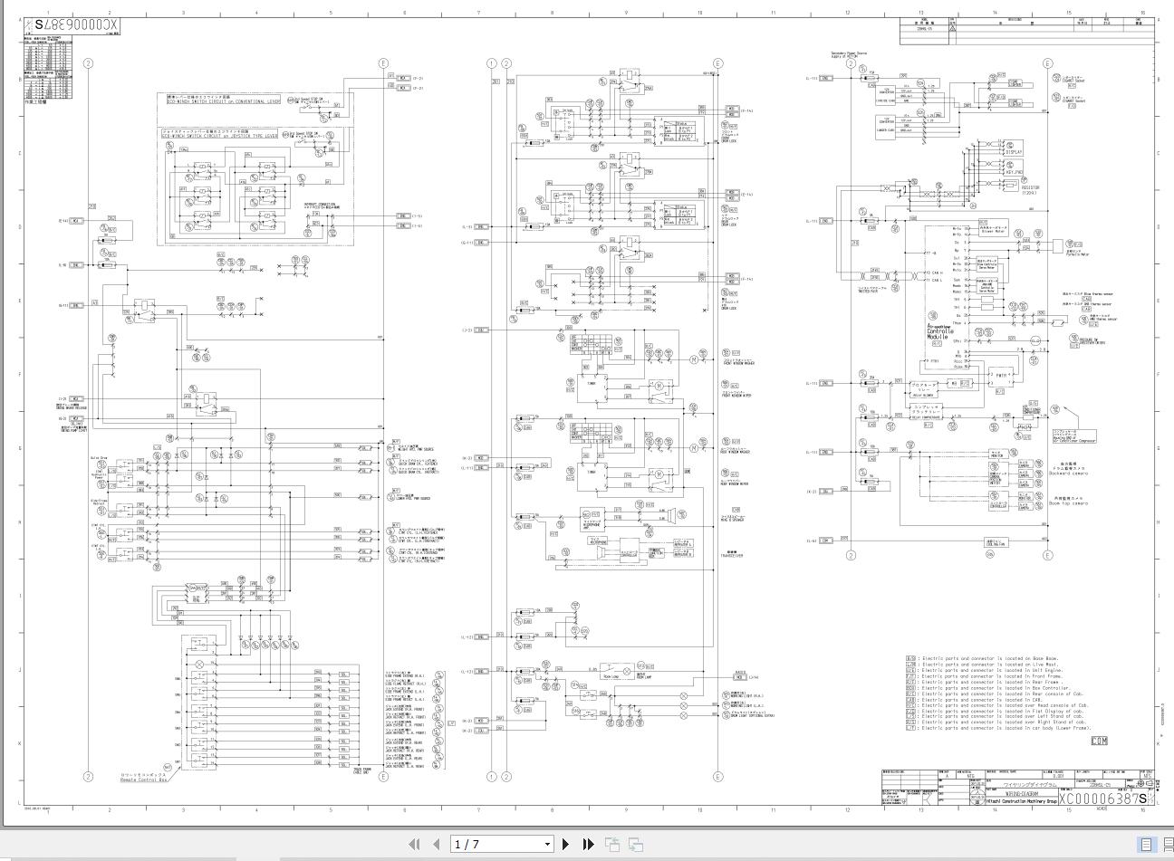 Link Belt Crane 228 HSL Hydraulic and Electrical Diagrams