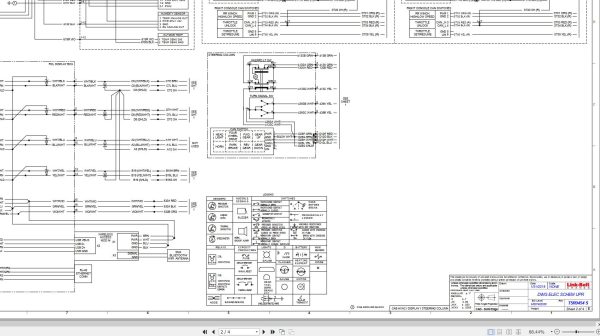 Link Belt Crane 75RT Electrical and Hydraulic Diagrams