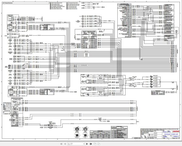 Link Belt Crane ATC T7 Electrical and Hydraulic Diagrams